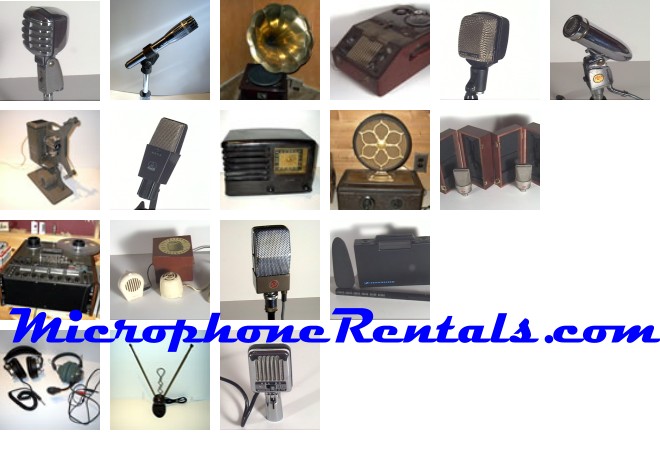 MicrophoneRentals.com || supplying vintage microphones and period electronics to the entertainment industry.